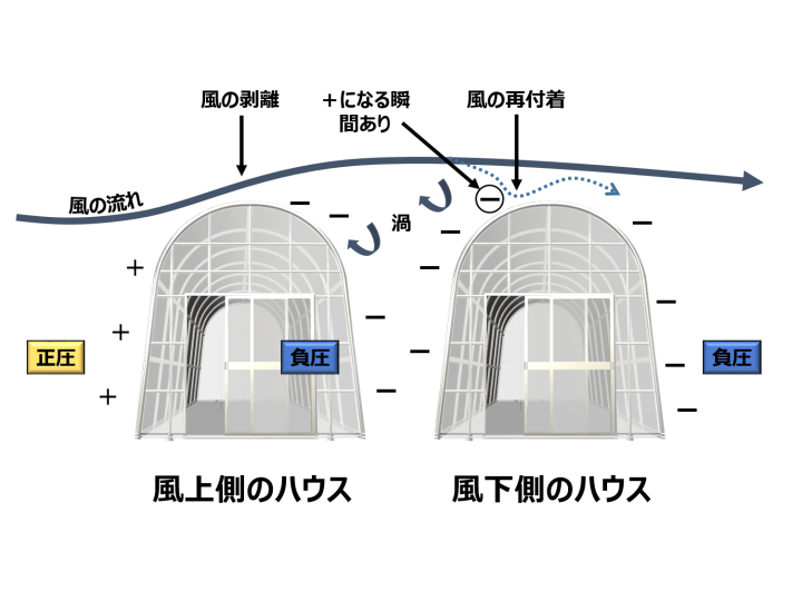 ビニールハウスの台風 強風対策 換気扇を活用してハウスを守ろう コラム セイコーエコロジア